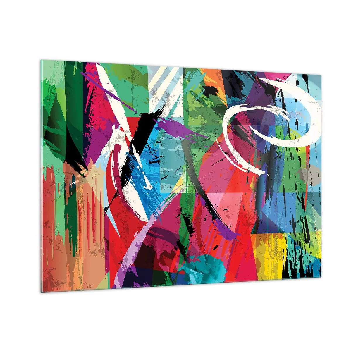 Üveg kép - Gyorsan, élénken és ugrálva - 100x70 cm