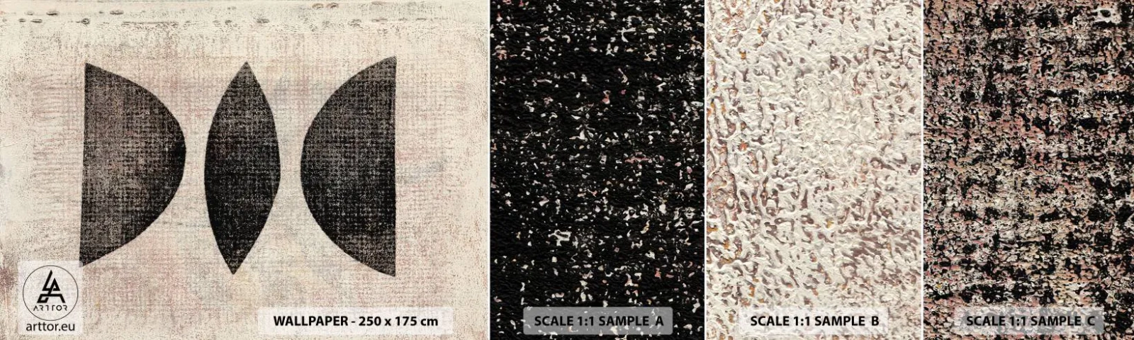 Fotótapéta Minta Standard Eco - Etnikai absztrakció - Absztrakció, Darab, Modern művészet - 100x30 cm