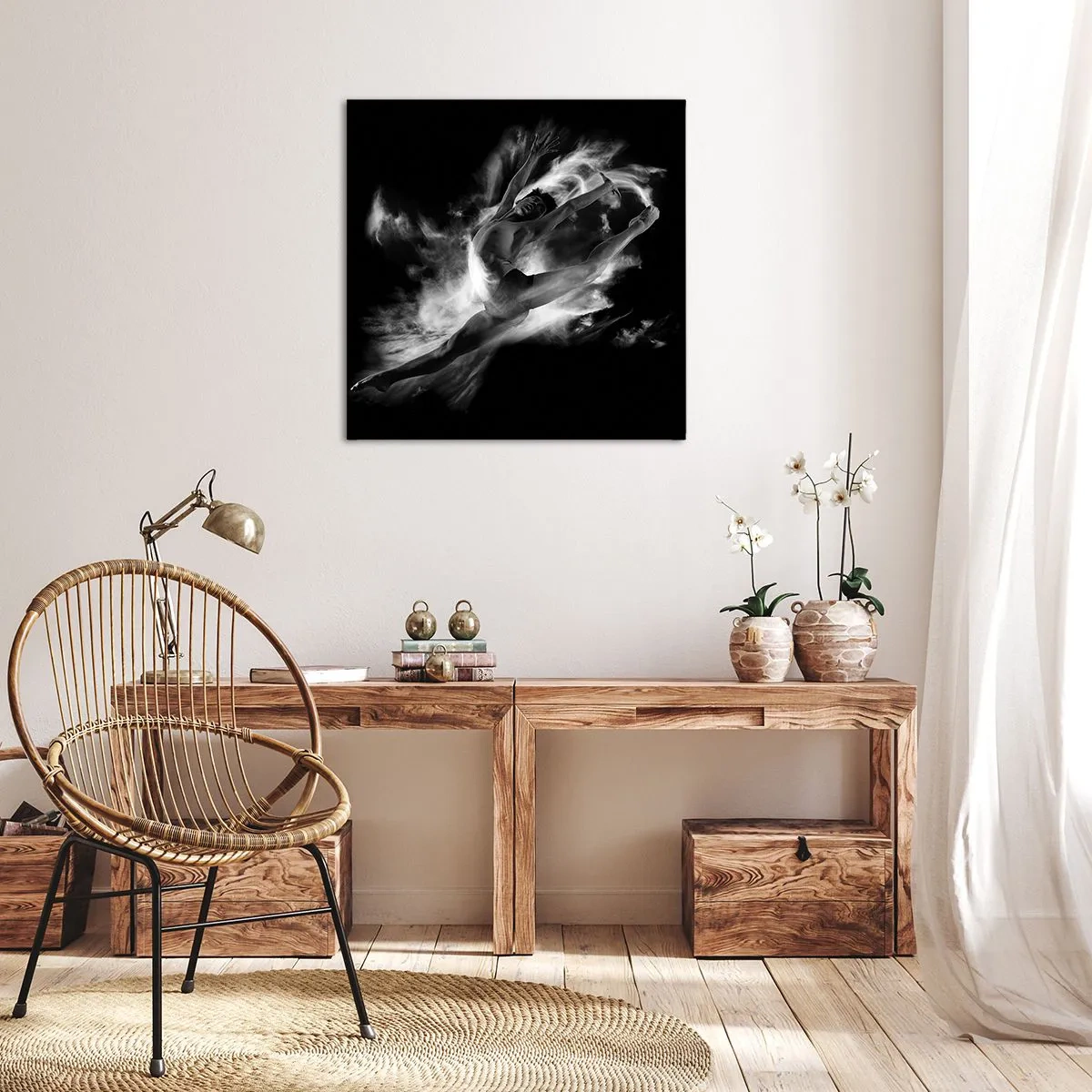 Vászonkép - Elakadt a repülésben - 60x60 cm