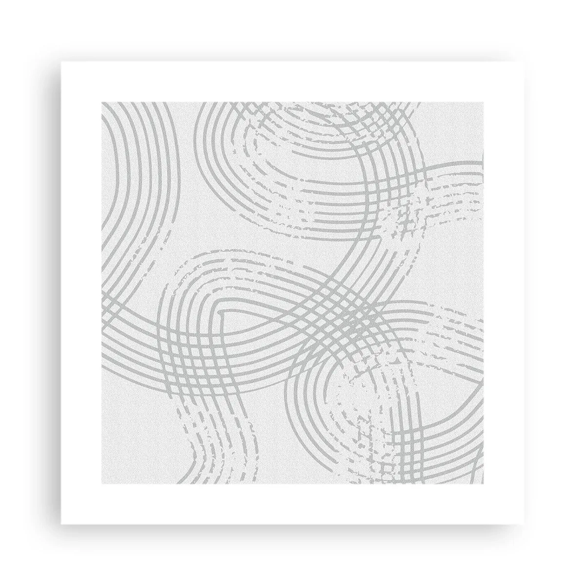 Poszter - Nincs egyenes út - 40x40 cm