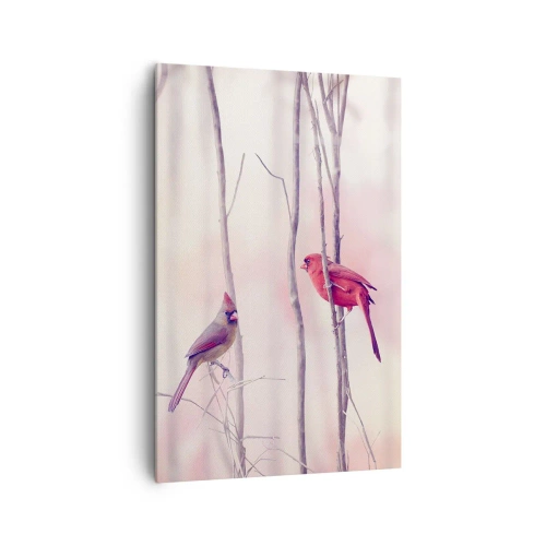 Vászonkép - Rózsaszín erdő története - 80x120 cm