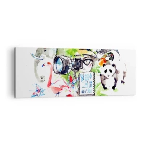 Vászonkép - Az utazó lencséjében - 140x50 cm