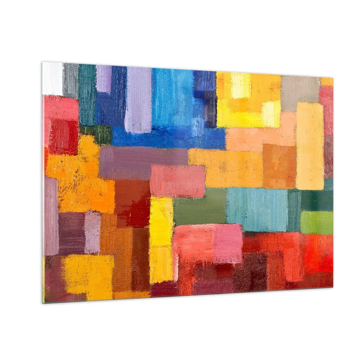 Üveg kép - Mindegyik más, mindegyik színes - 100x70 cm