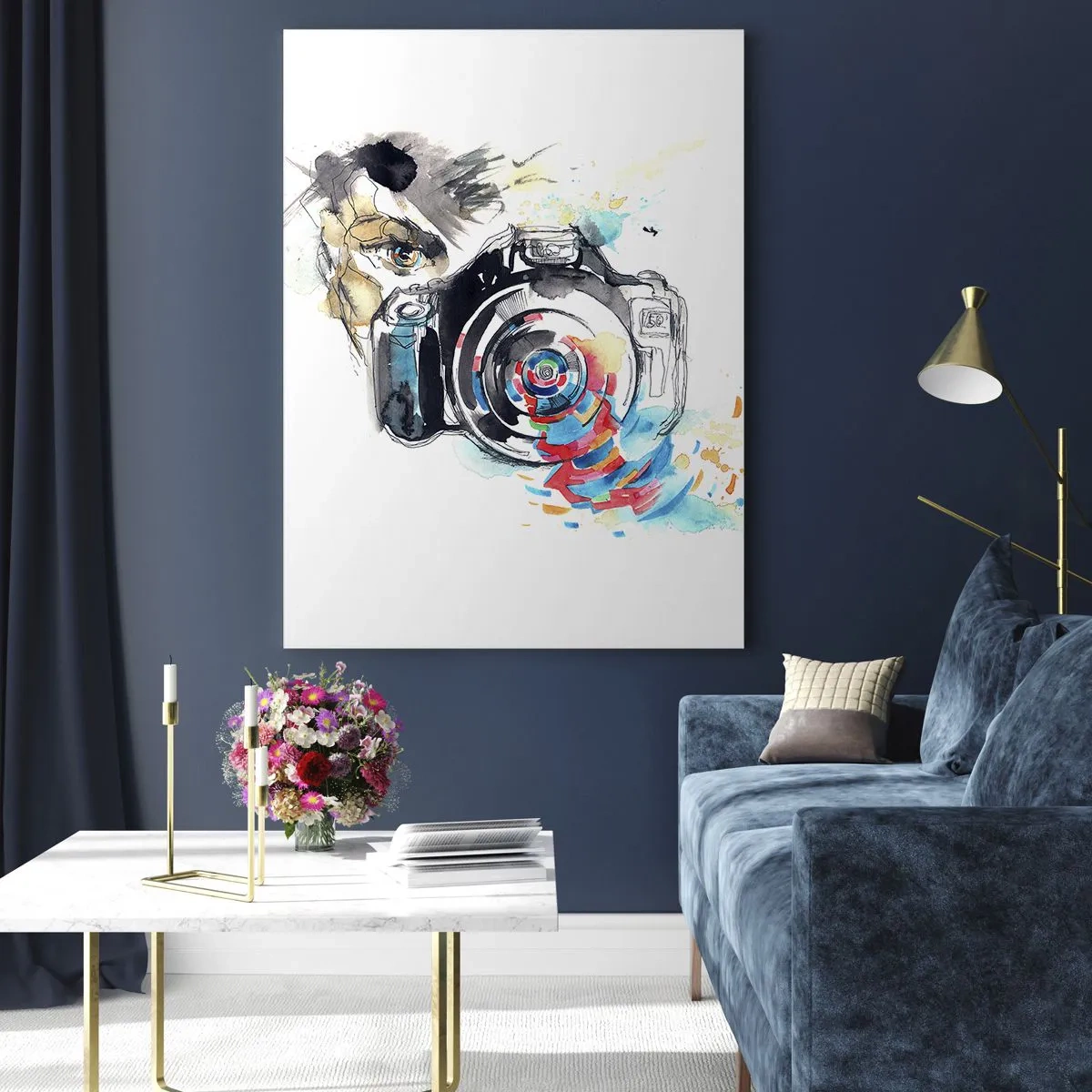 Üveg kép - A lencse szemében - 50x70 cm