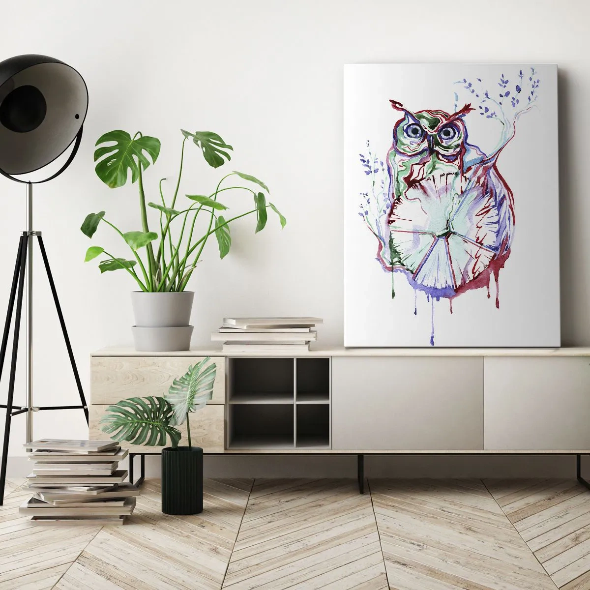 Vászonkép - Természeténél fogva bölcs - 55x100 cm