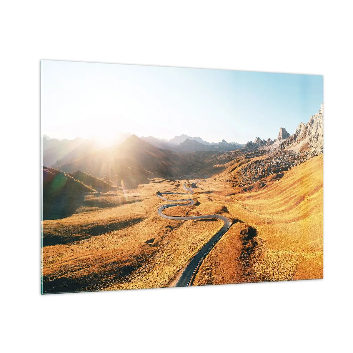 Üveg kép - Egy arany völgyben - 100x70 cm