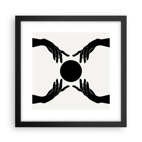 Poszter fehér keretben - Egy titkos jel - 30x30 cm