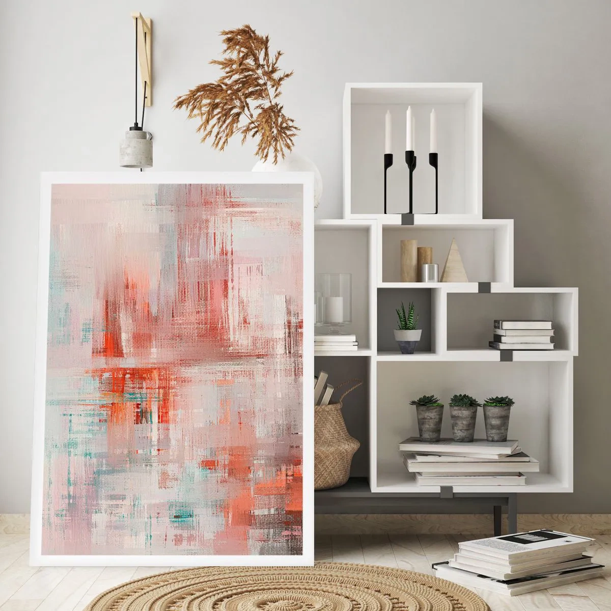 Poszter - Ködös. De rózsaszín - 50x70 cm