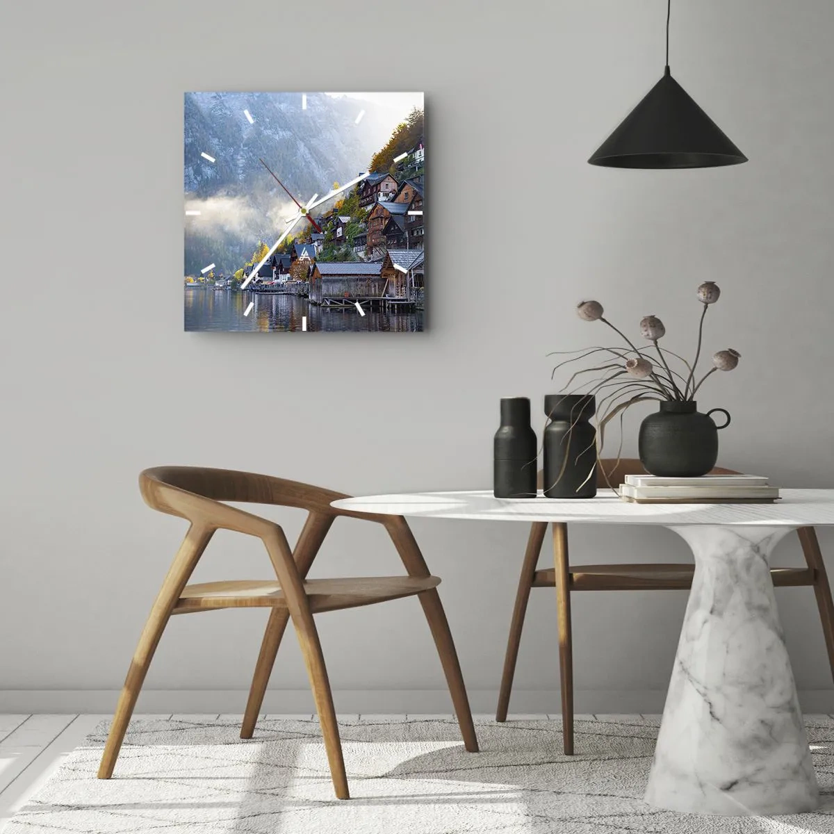 Falióra, Óra - Alpesi éghajlatra - 40x40 cm