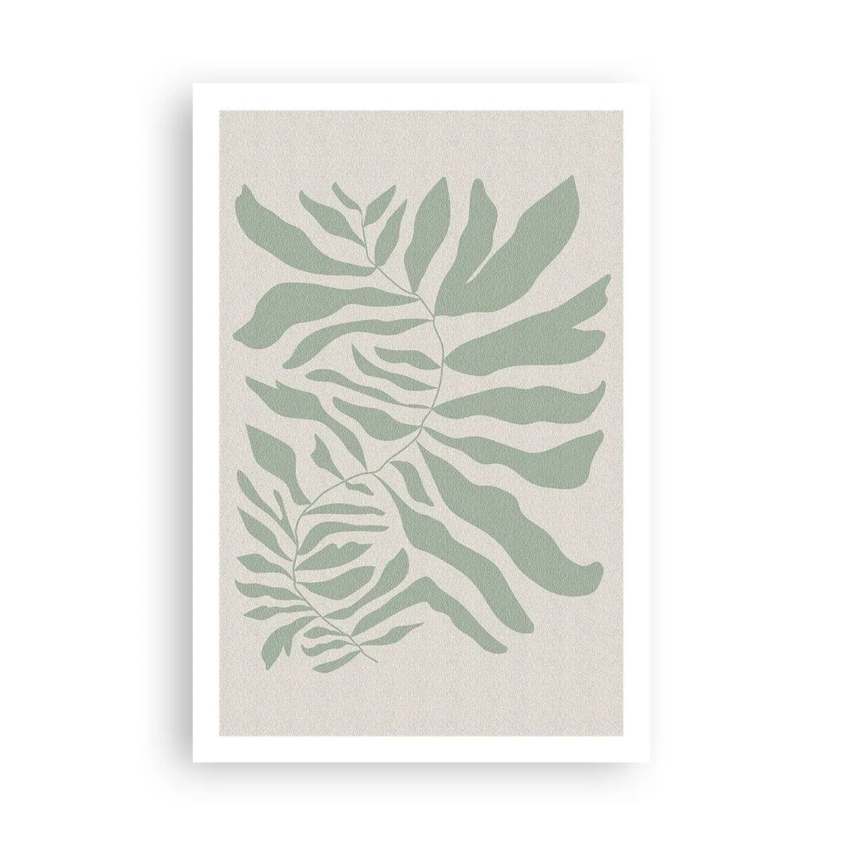 Poszter - Smaragdzöld ág - 61x91 cm