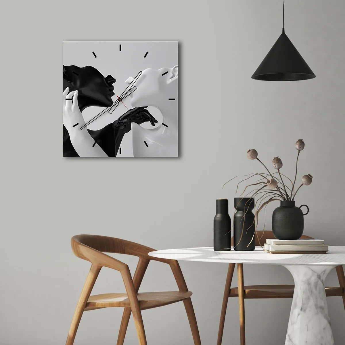 Falióra, Óra - Vonzás - Vágy - 30x30 cm