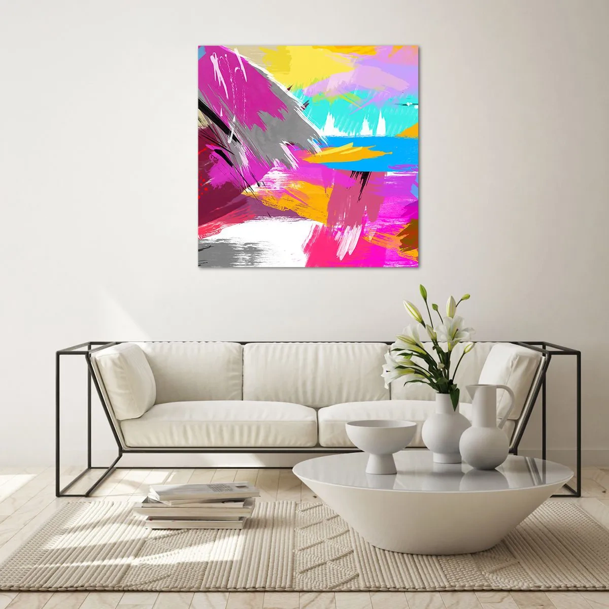 Üveg kép - Máz, máz, máz, mégegyszer - 40x40 cm