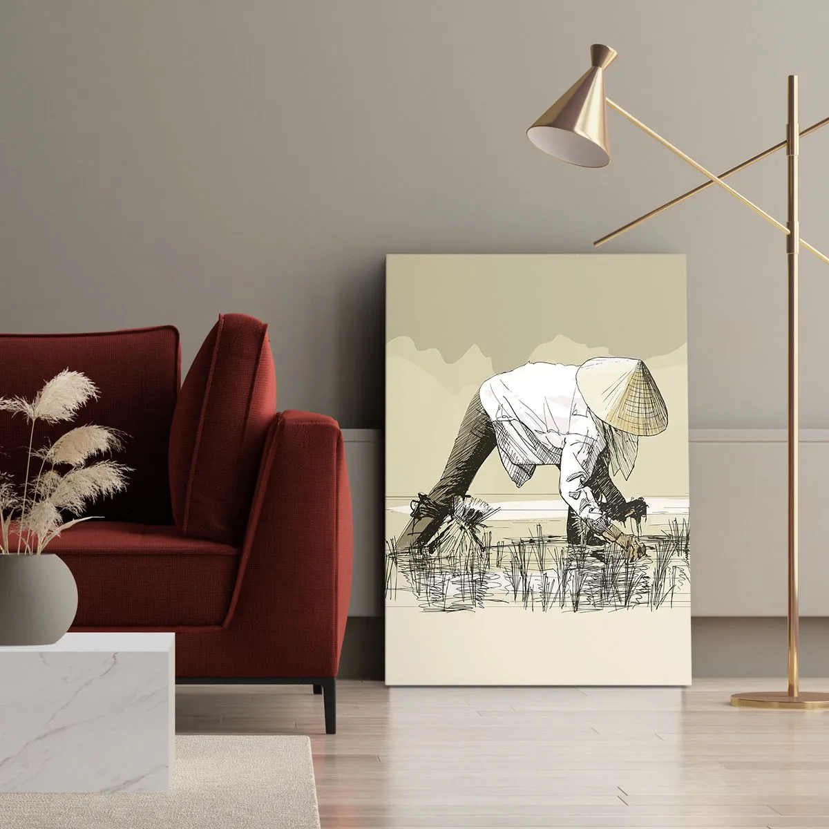 Vászonkép - Sikeres betakarítást - 80x120 cm