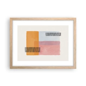 Poszter világos tölgy keretben - Saroktól sarokig - 40x30 cm