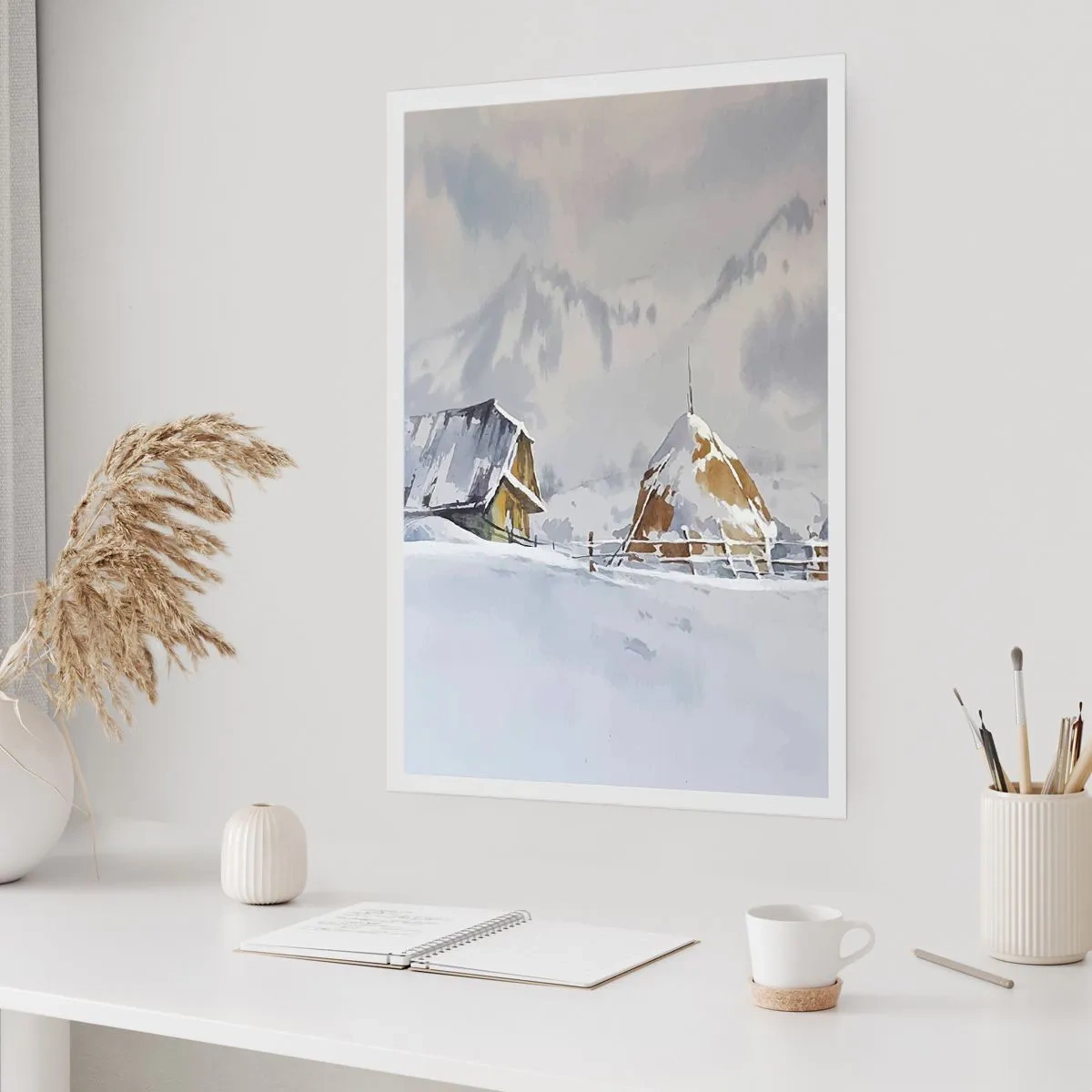 Poszter - Egy havas völgyben - 30x40 cm