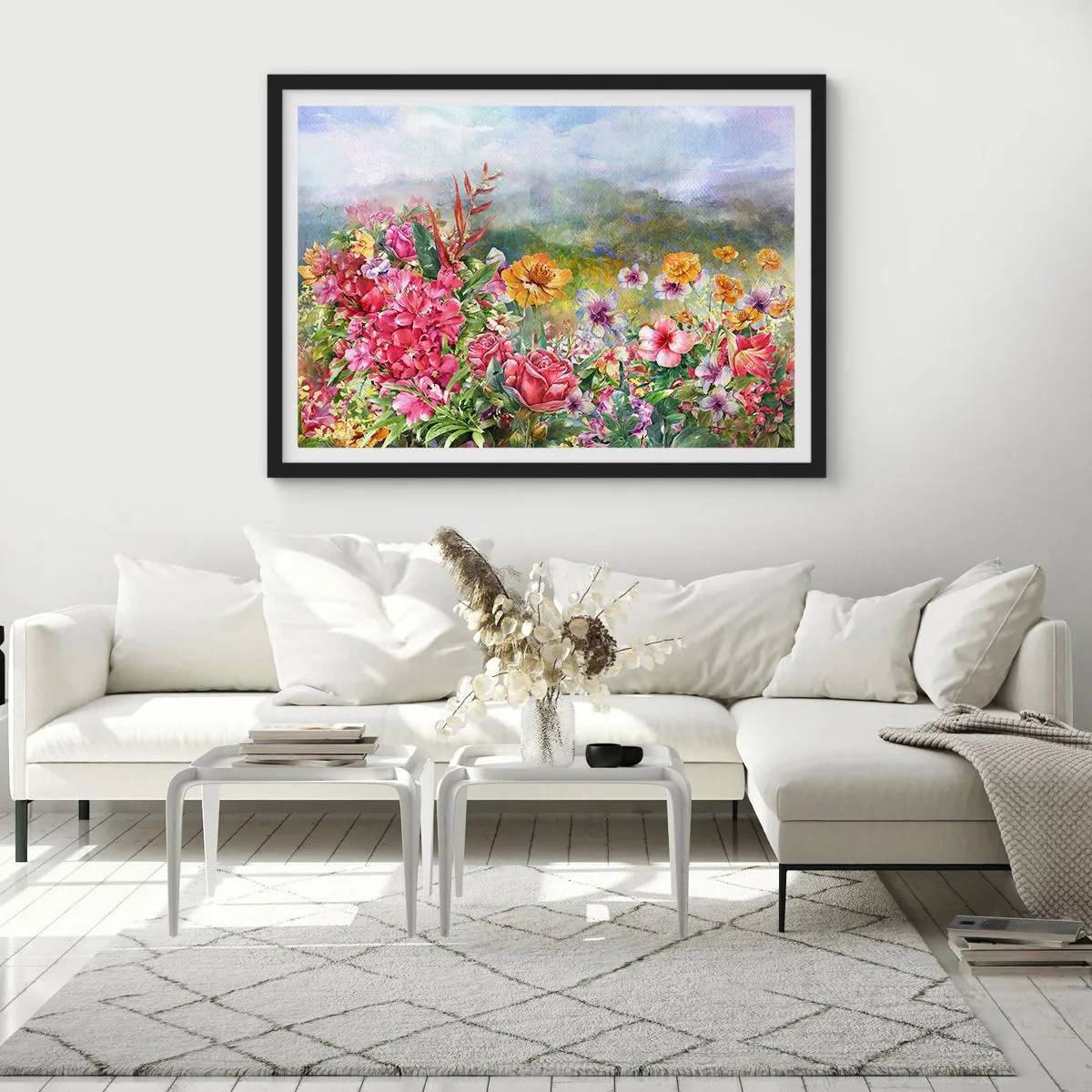 Poszter fehér keretben - A kert, amelyik megőrült - 70x50 cm