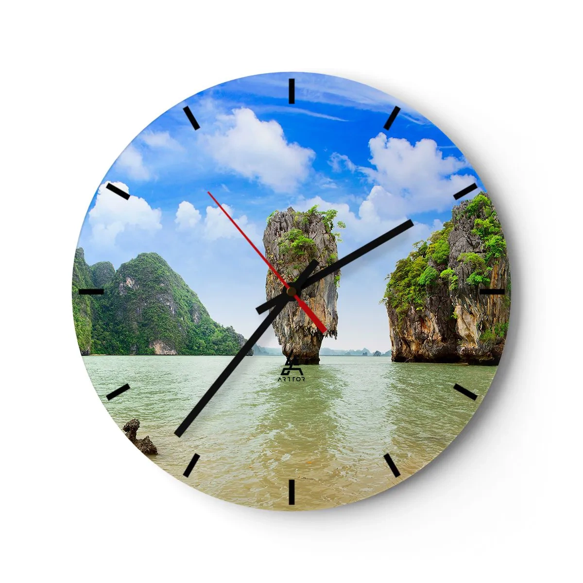 Falióra, Óra - A természet sziklás csodái - 40x40 cm