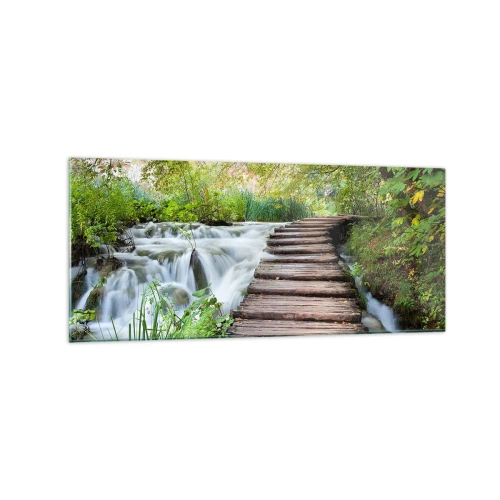 Üveg kép - A víz egyáltalán nem csendes - 120x50 cm