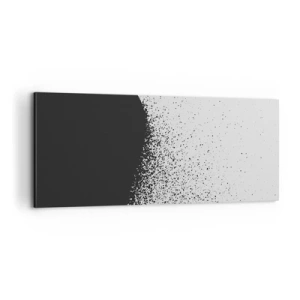 Vászonkép - Molekulák mozgása - 100x40 cm