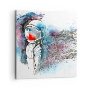 Vászonkép - Egy az egyben az űrrel - 60x60 cm