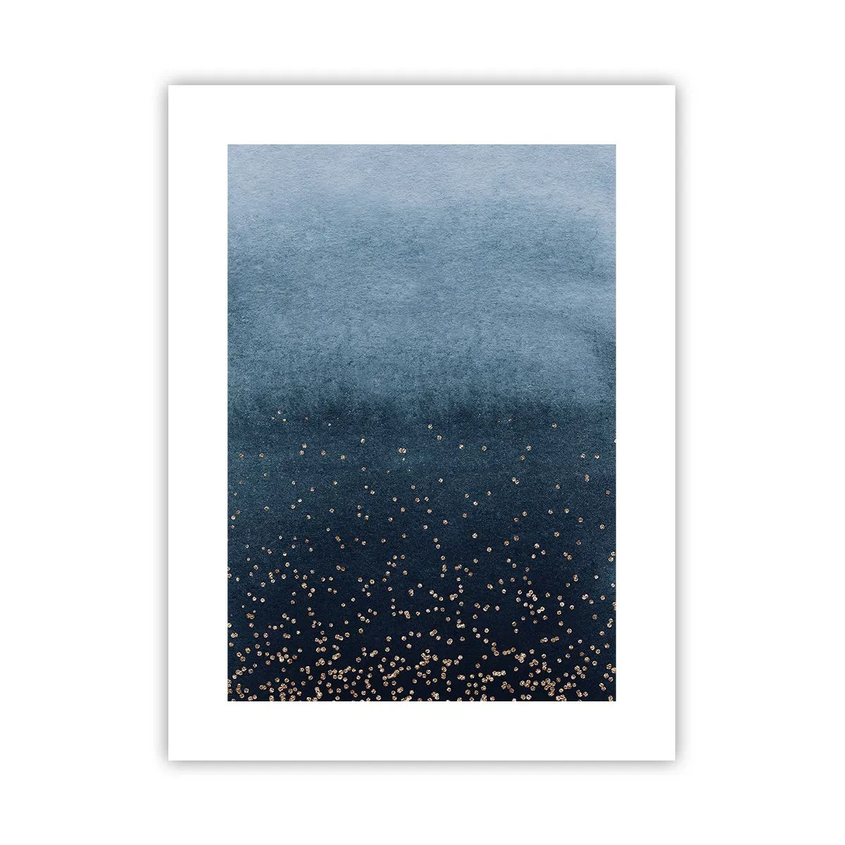 Poszter - Kompozíció - kék fázisok - 30x40 cm