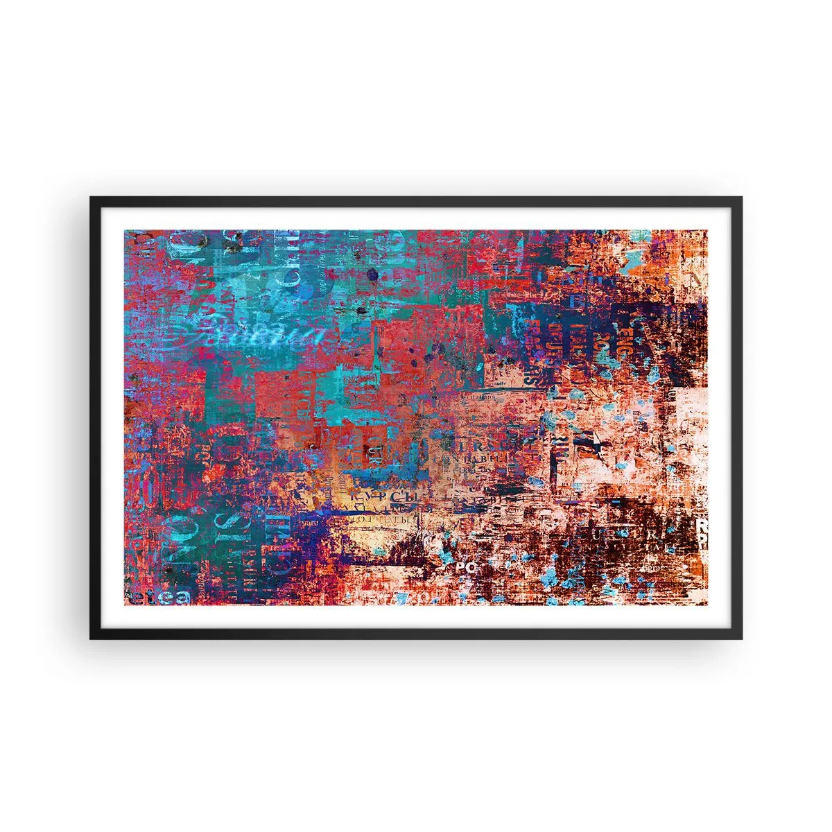 Poszter fehér keretben - Emlékezés és feledés - 91x61 cm