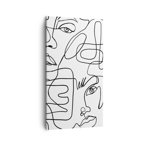 Vászonkép - Összegabalyodott érzelmekben - 45x80 cm