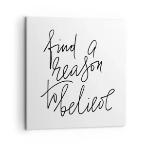 Vászonkép - Ez lehetséges - 50x50 cm