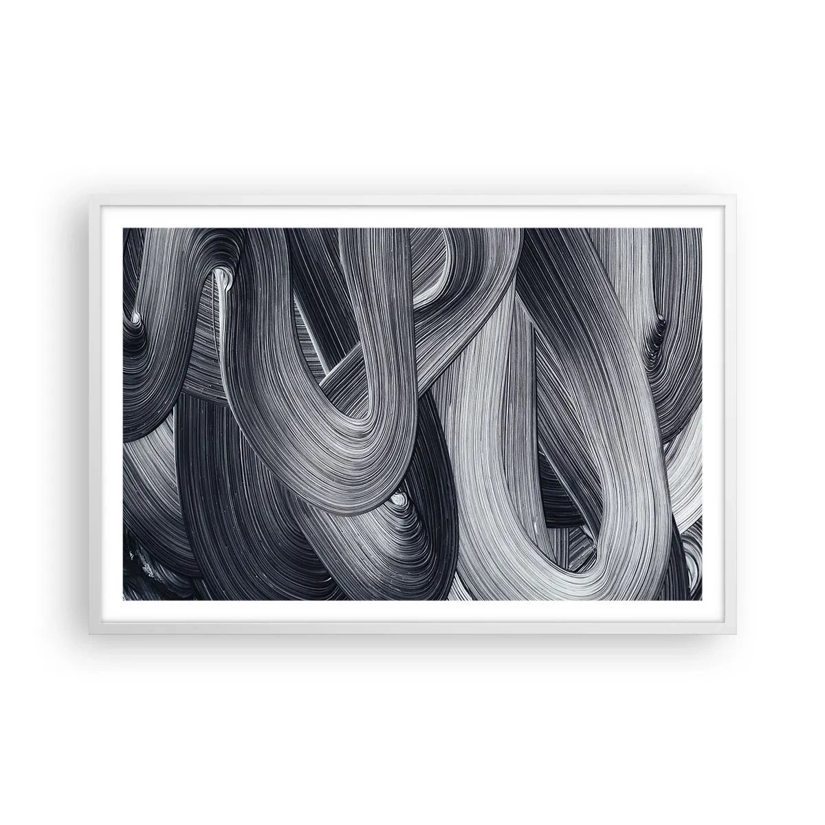 Poszter fekete keretben - A valóság folyékonysága - 91x61 cm