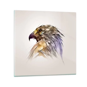 Üveg kép - Egy harcos portréja - 60x60 cm