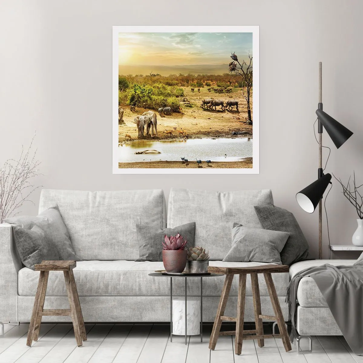 Poszter - „Z Edenu zaś wypływała rzeka…" - 60x60 cm