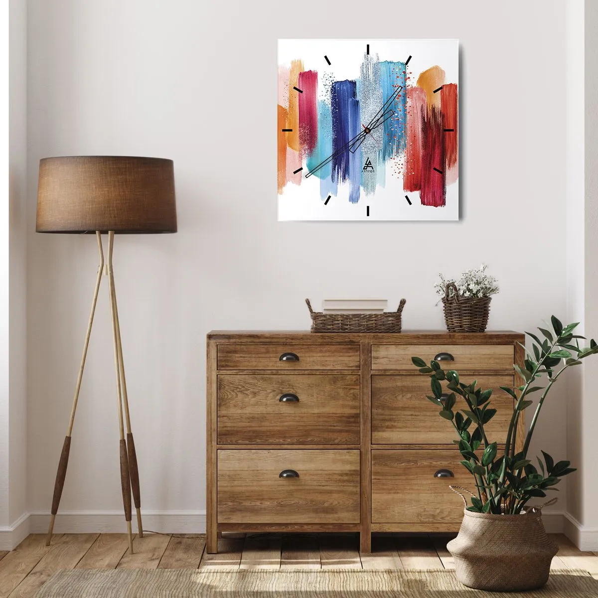 Falióra, Óra - Fel és le - 40x40 cm