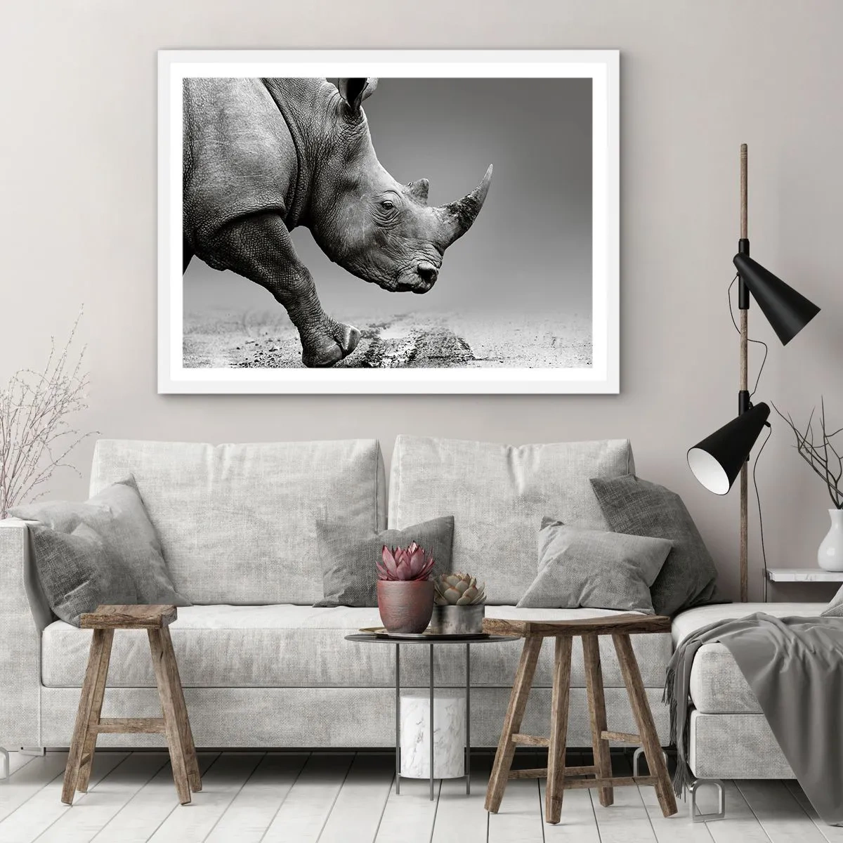 Poszter fekete keretben - Megállíthatatlan erő - 70x50 cm