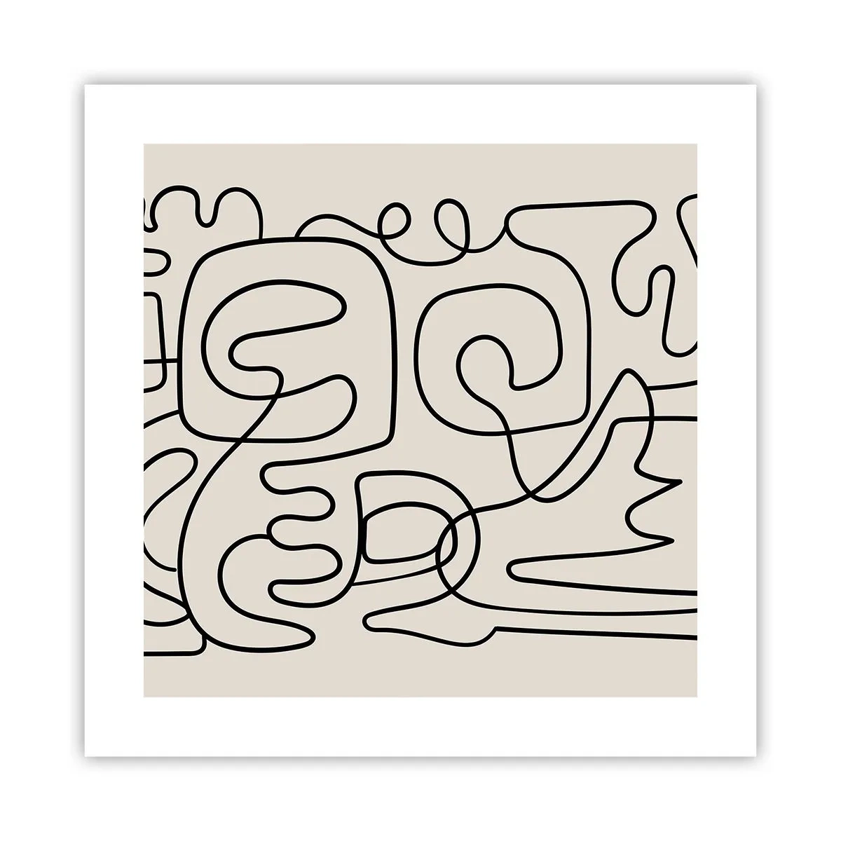 Poszter - A nyomonkövetésben - 40x40 cm