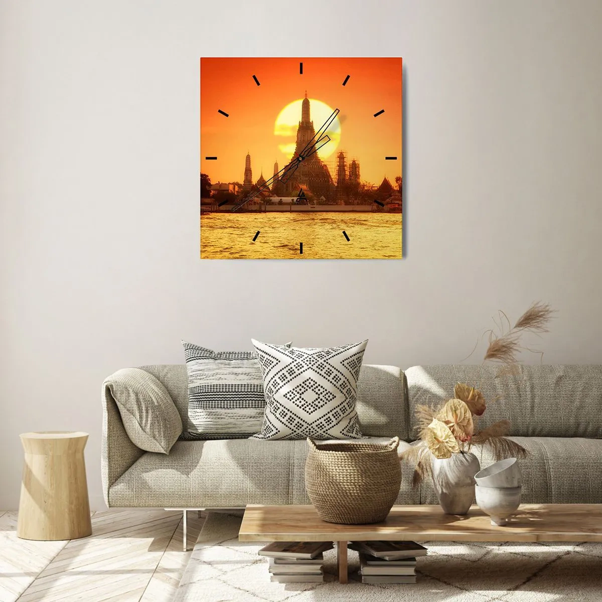 Falióra, Óra - Nap felé, mindig nap felé - 40x40 cm