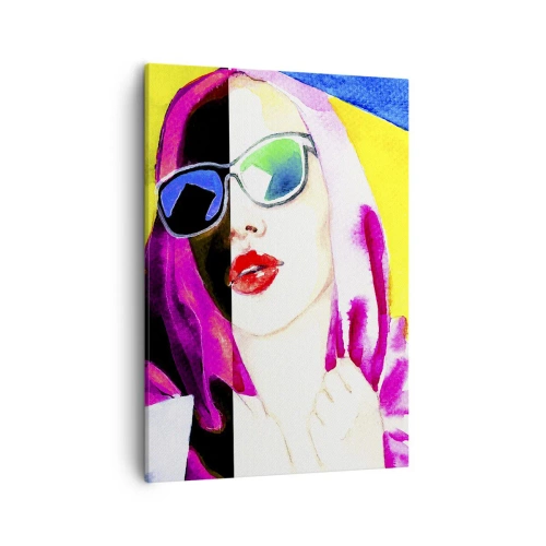 Vászonkép - Nem vagyok fehér és nem vagyok fekete - 50x70 cm