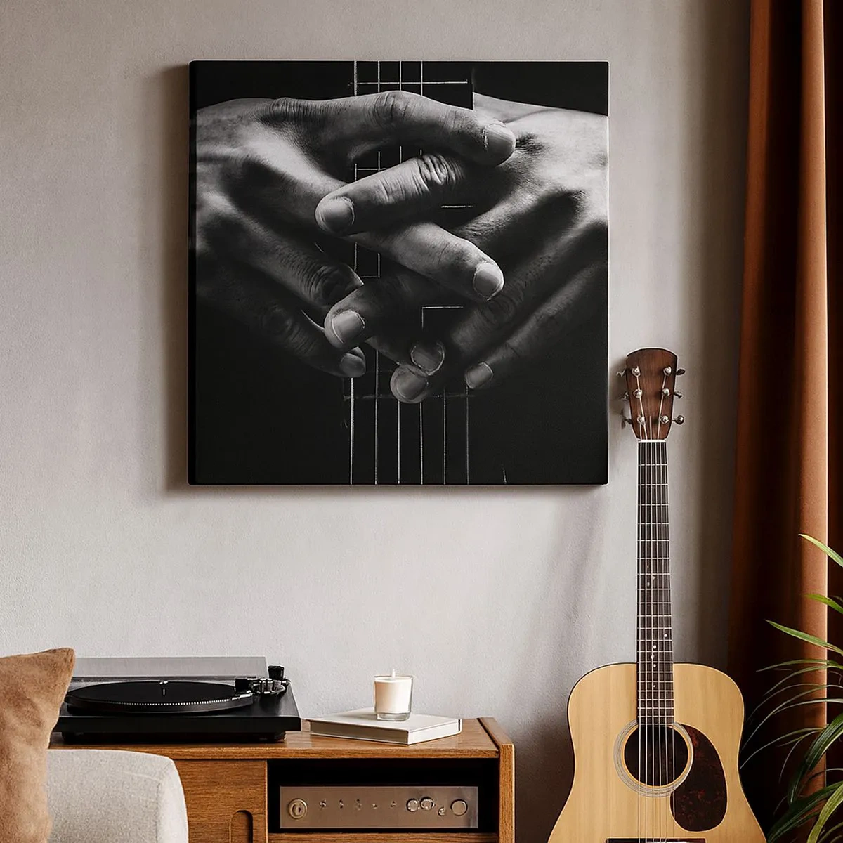 Vászonkép - Művész imája - 30x30 cm