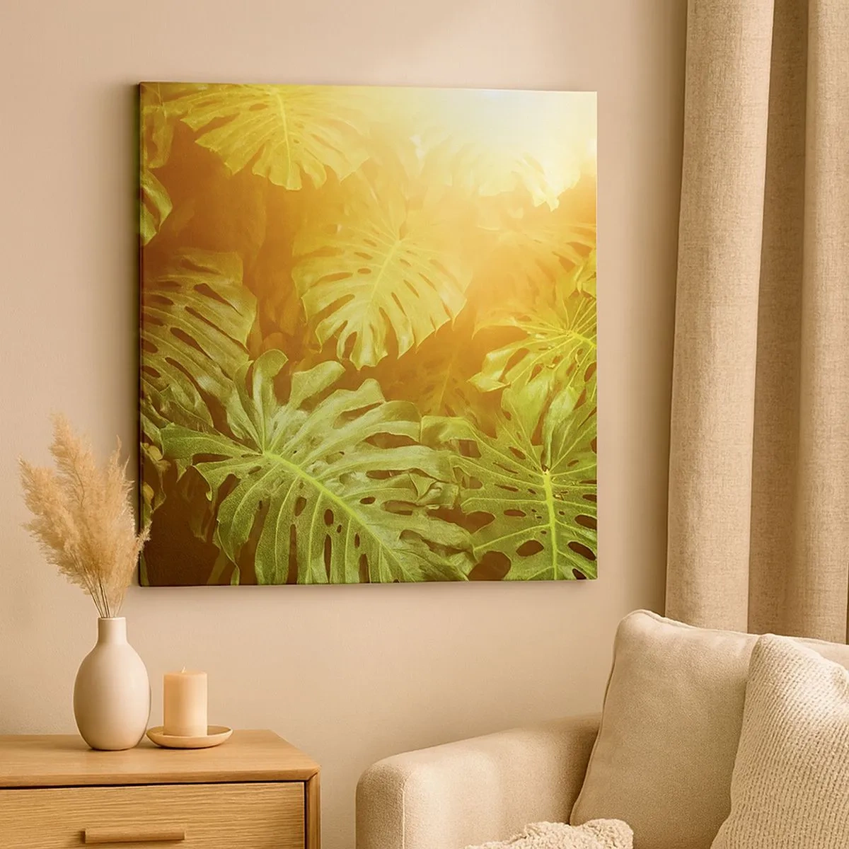 Vászonkép - A zöldbe belépni... - 30x30 cm