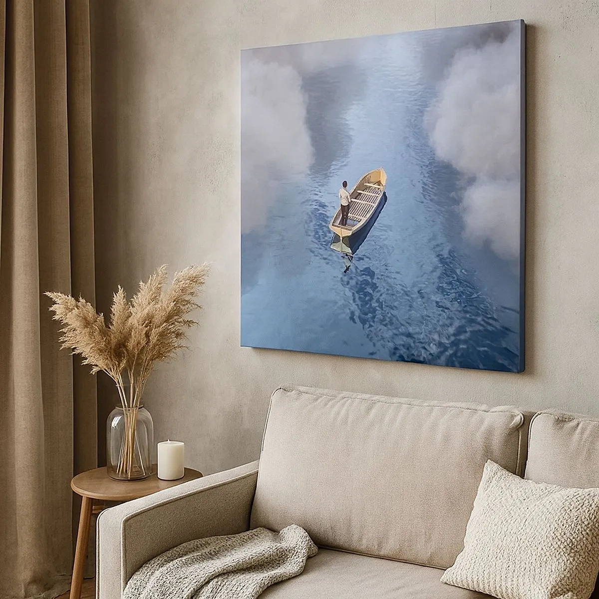 Vászonkép - Az élet - az utazás - az ismeretlen - 30x30 cm