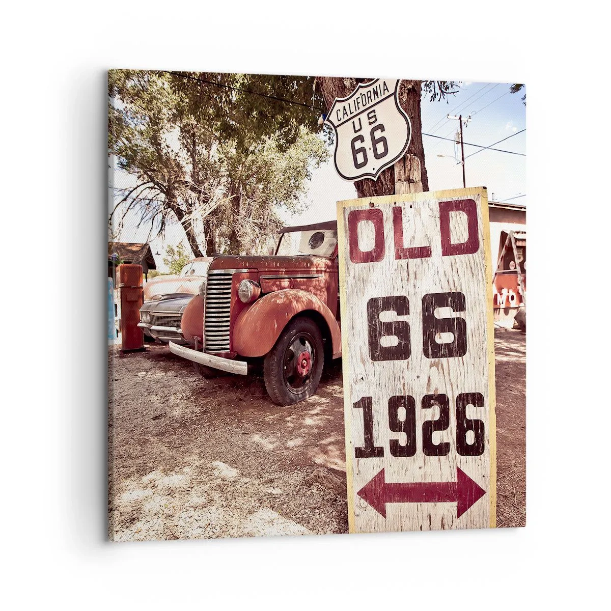 Vászonkép - Az amerikai tartomány legendája - 50x50 cm