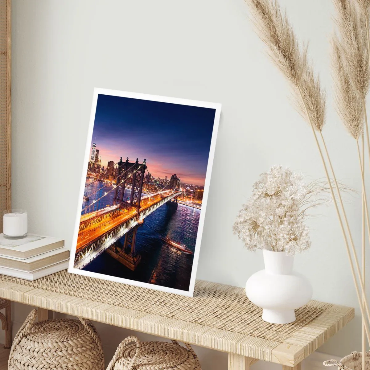 Poszter - Ragyogó híddal a város szívébe - 61x91 cm