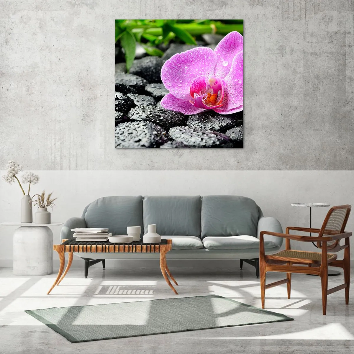 Üveg kép - Mint egy nyitott szív - 50x50 cm