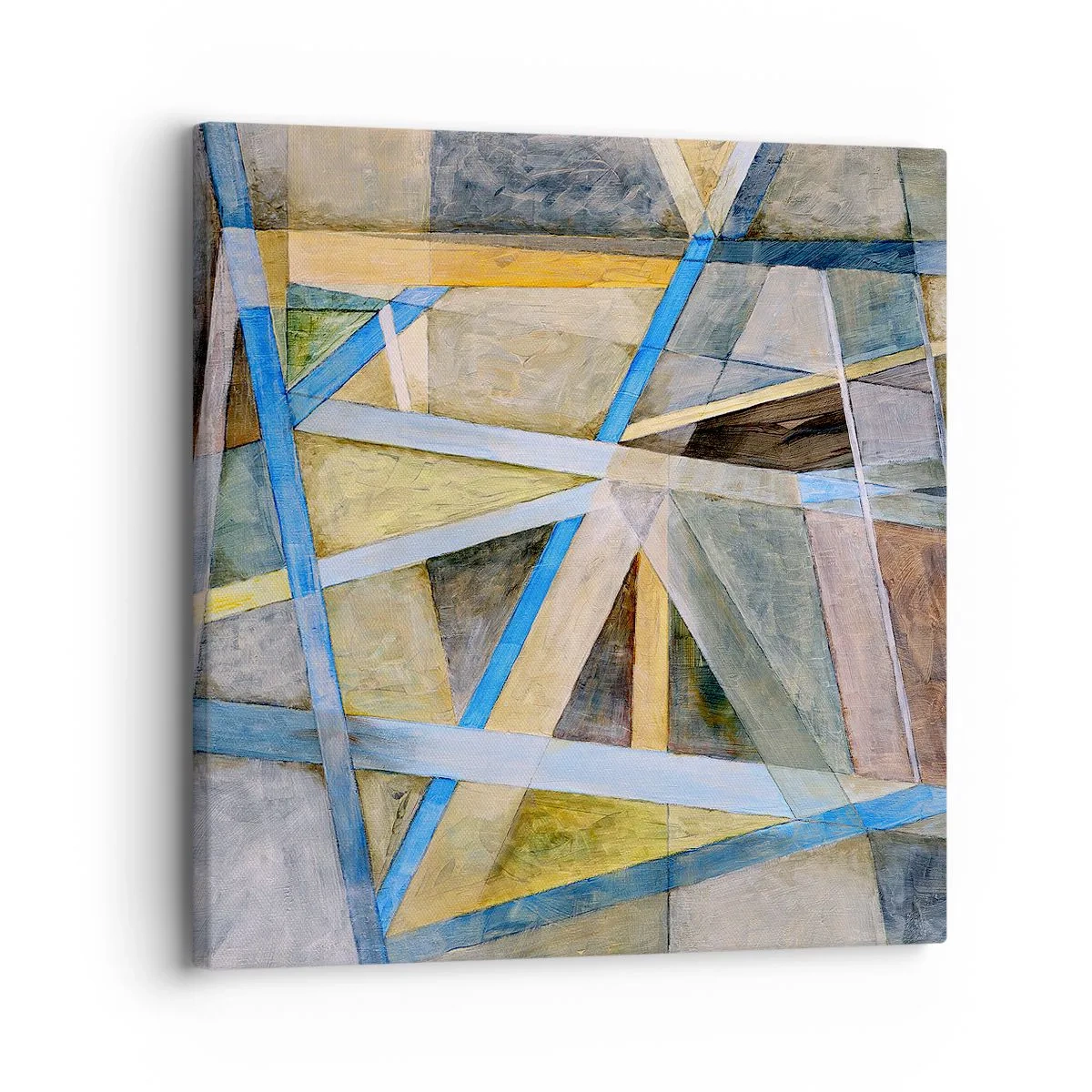 Vászonkép - Egyenesen vagy átlósan? - 30x30 cm