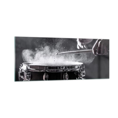 Üveg kép - A zene pulzusa - 100x40 cm