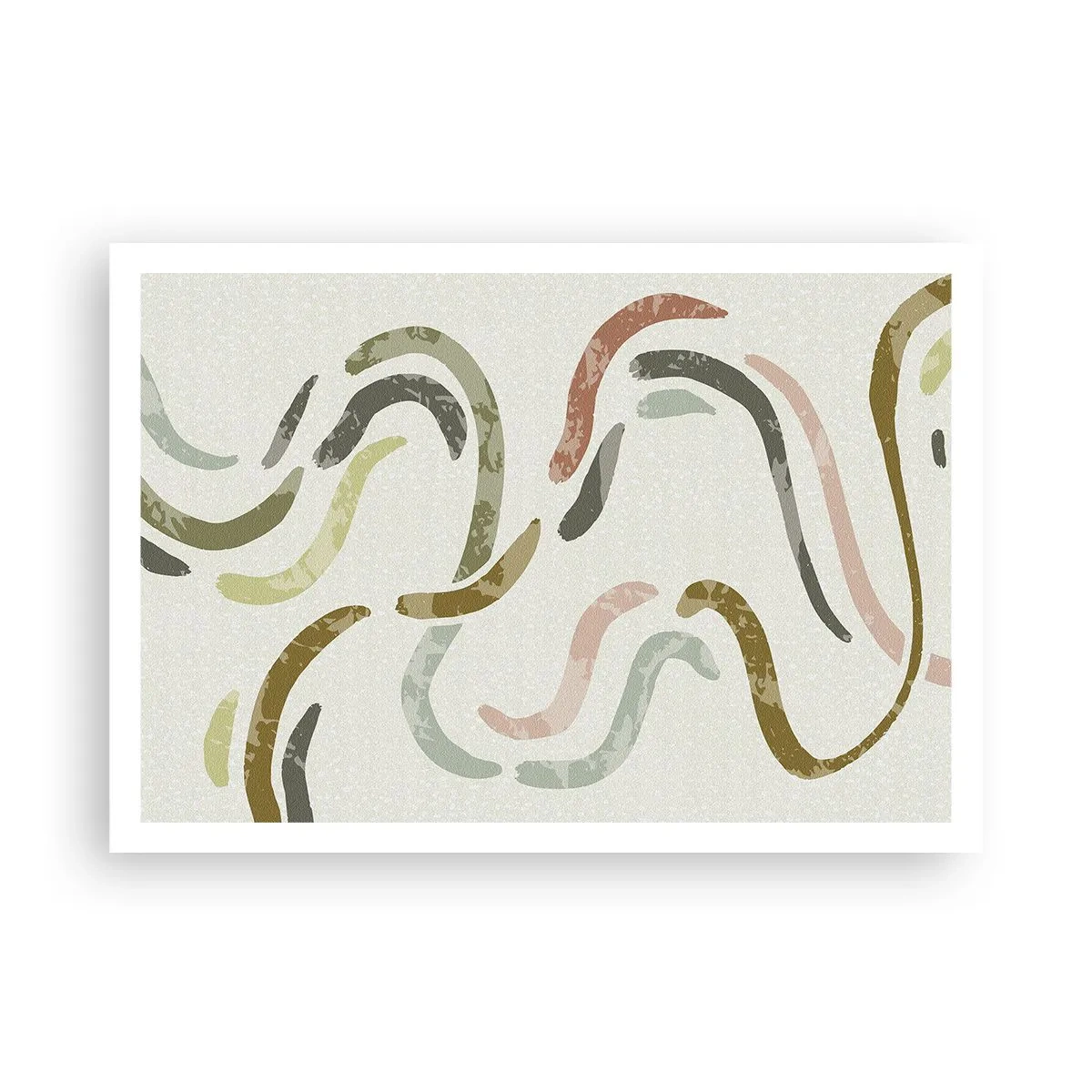 Poszter - Az absztrakció vidám tánca - 100x70 cm
