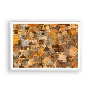 Poszter fekete keretben - Formában a világ - 100x70 cm