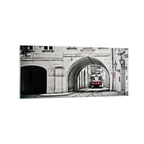 Üveg kép - A város labirintusán keresztül - 120x50 cm