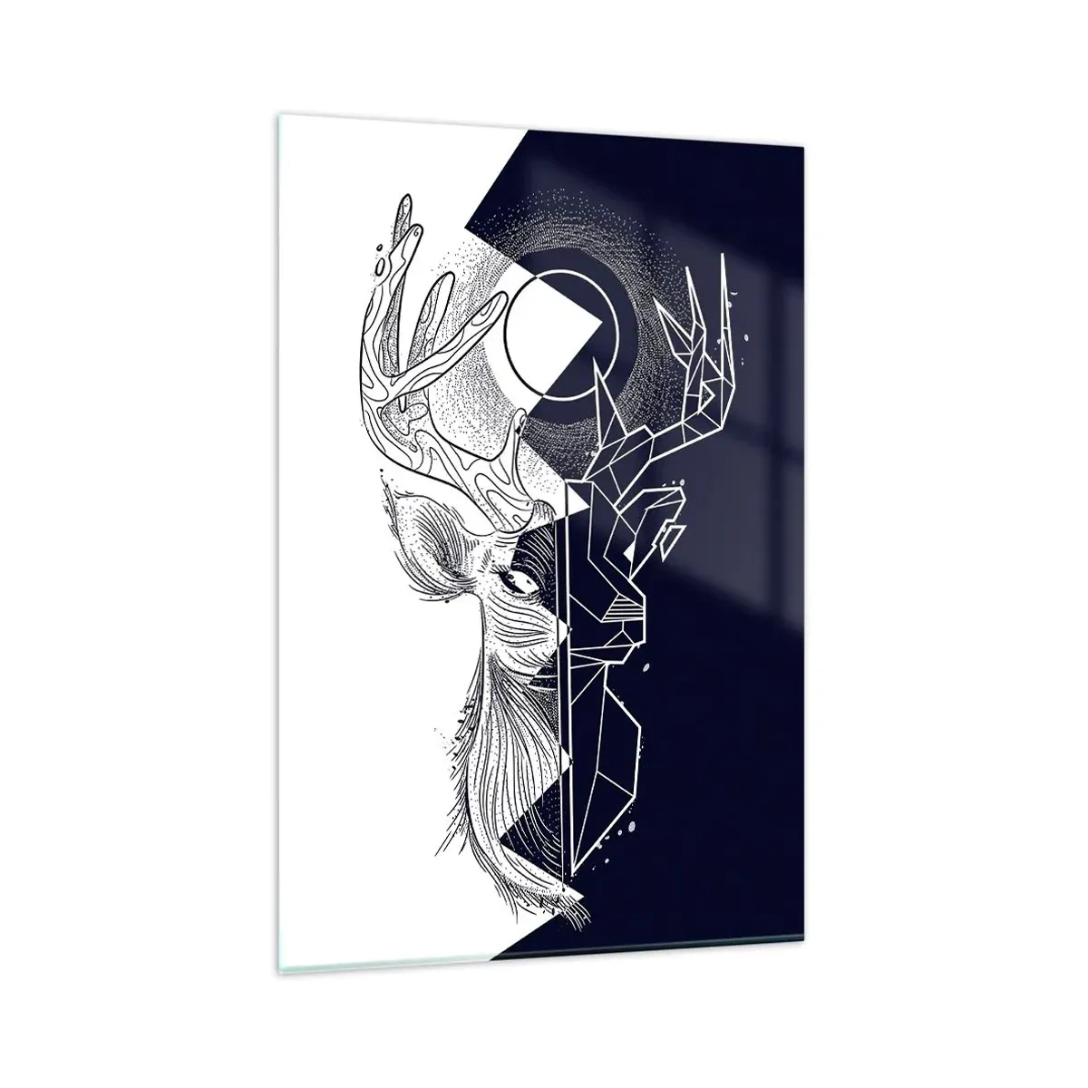 Üveg kép - Az ellentétek harca és egysége - 80x120 cm