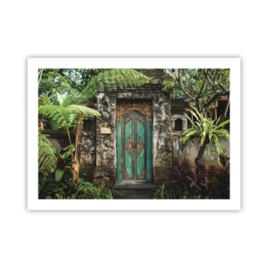 Poszter - Ajtó egy egzotikus világba - 70x50 cm