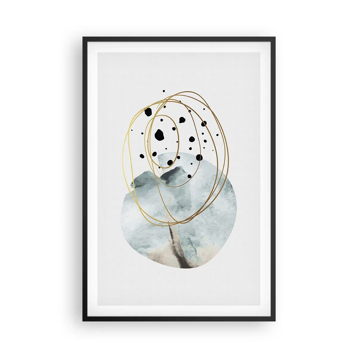 Poszter fehér keretben - Az ölelő térben - 61x91 cm